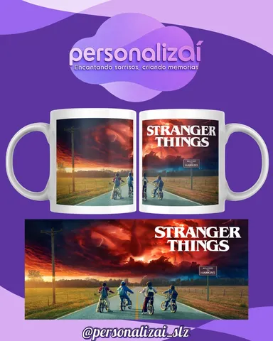 Caneca Personalizada - Série Stranger Things